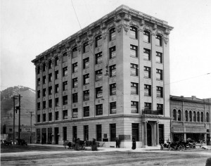 The Montana Building, approximately 1910, located in Downtown Missoula, Montana